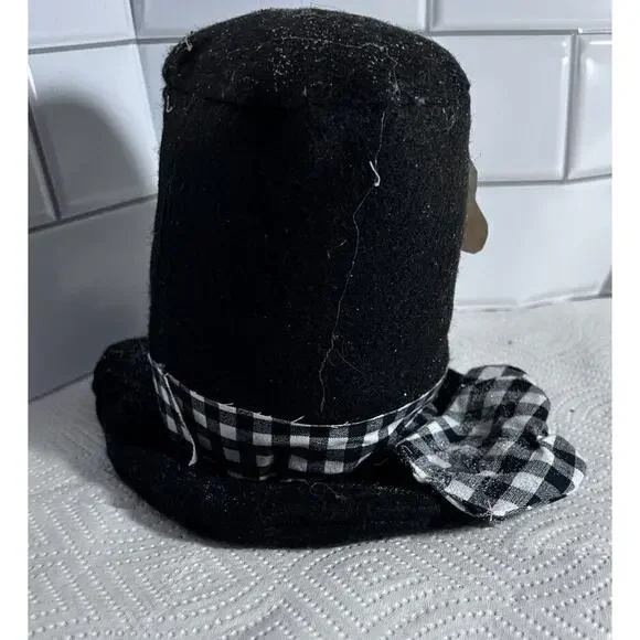 Frosty The Snowman Hat Corn Cob Pipe Fabric Decoration I’ll Be Back Someday New - Picture 4 of 9